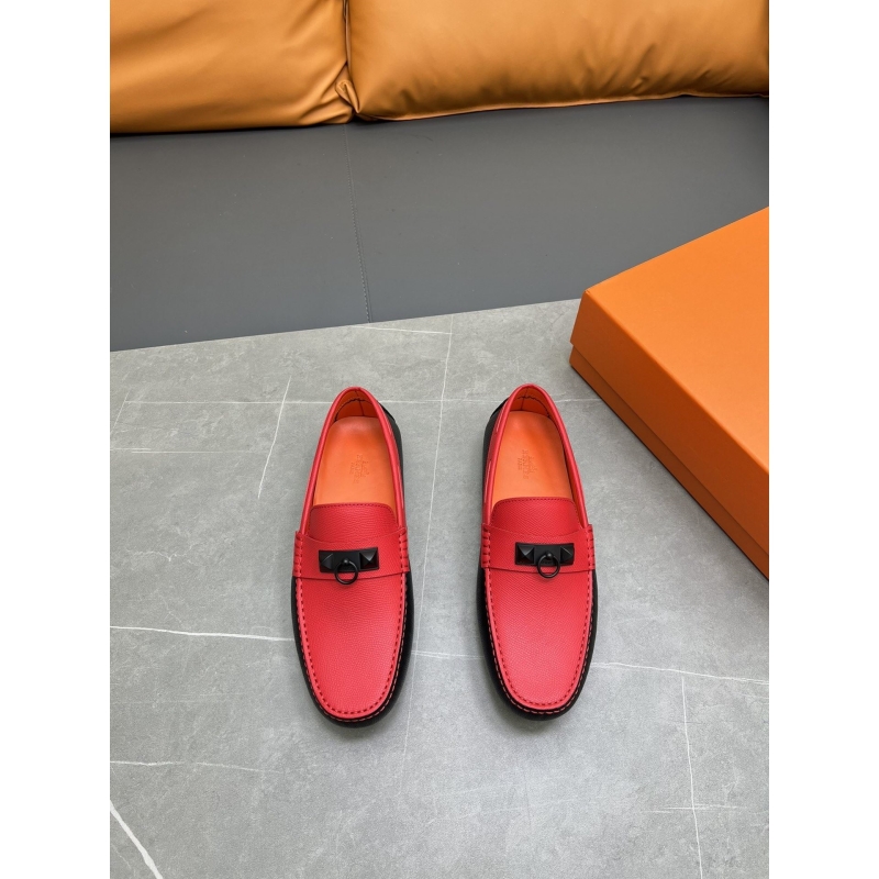 H**mes leather shoes